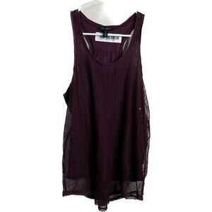 Jessica Simpson Purple Tank Top Size Medium